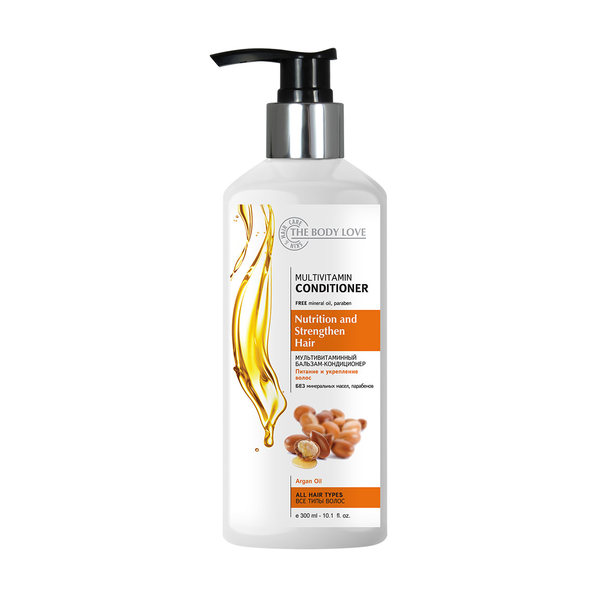 Бальзам The Body Love Multivitamin Conditioner Мультивітамінний, для всіх типів волосся, 300 мл
