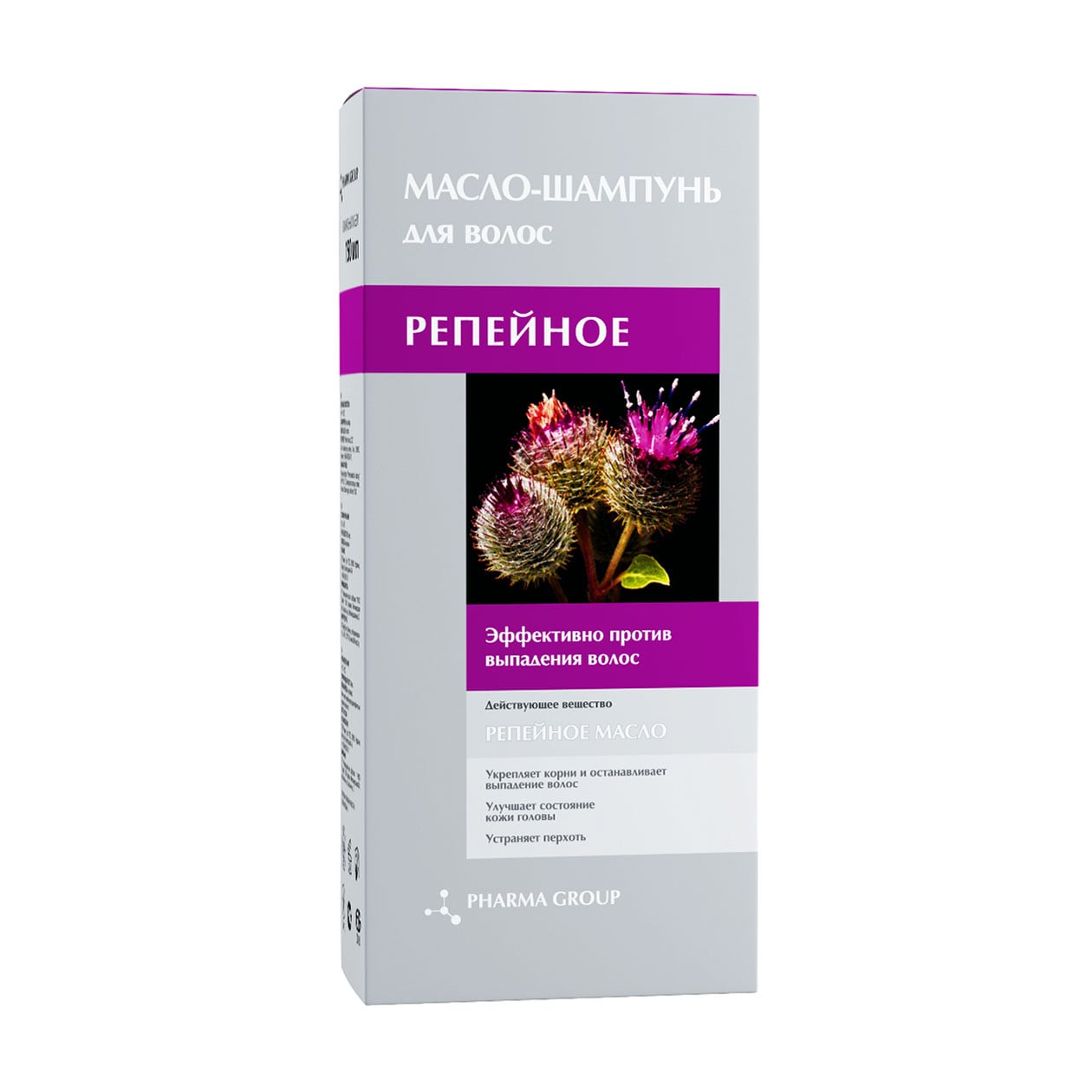 Олія-шампунь для волосся Pharma Group Body Love Реп'яхове, 150 мл